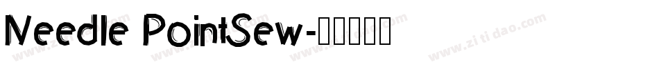 Needle PointSew字体转换